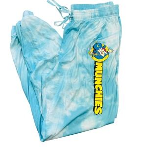 Capn Crunch Tie Dye Joggers Pajama Pants MUNCHIES XL